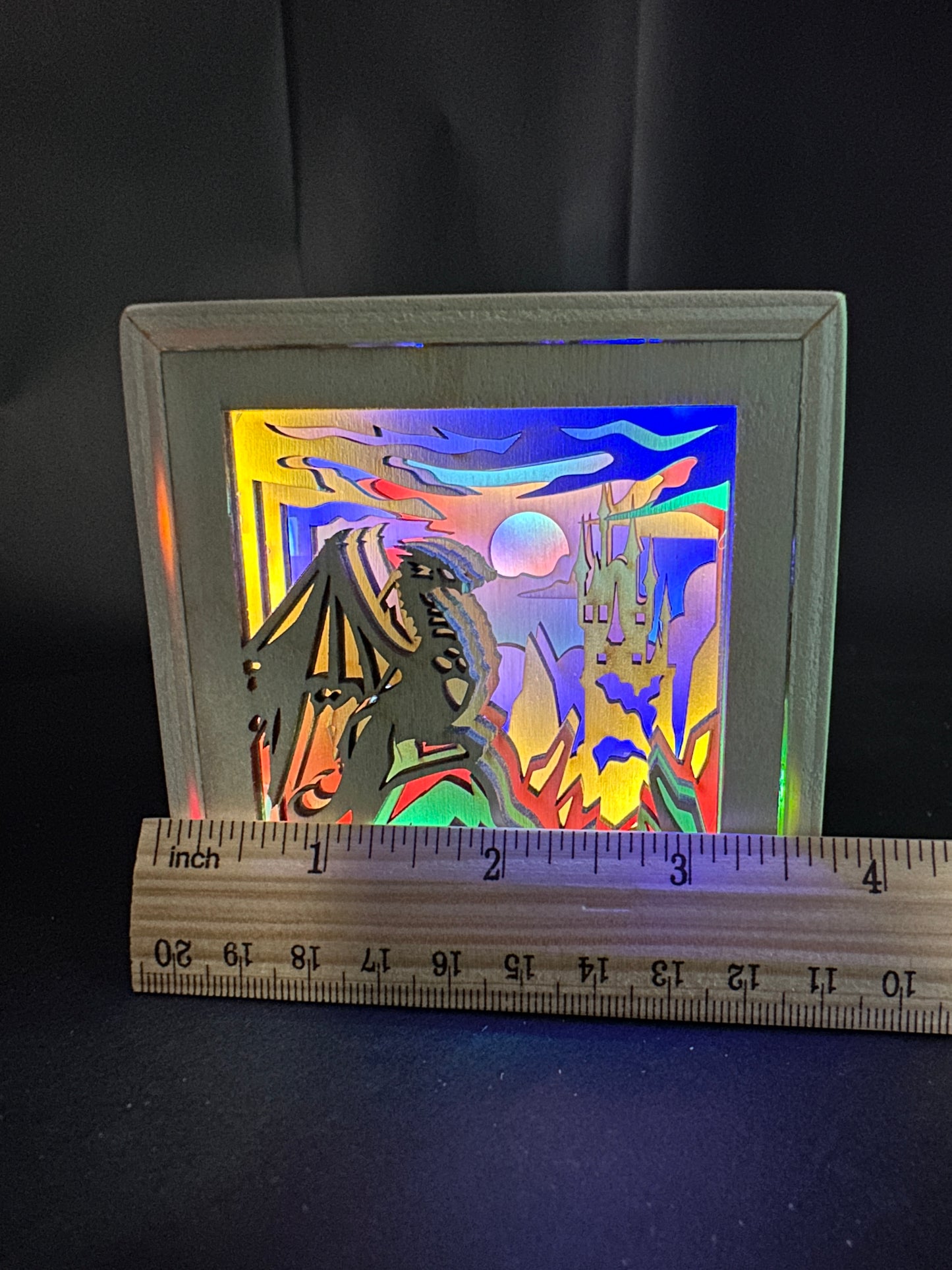 Layered Wooden Light Box