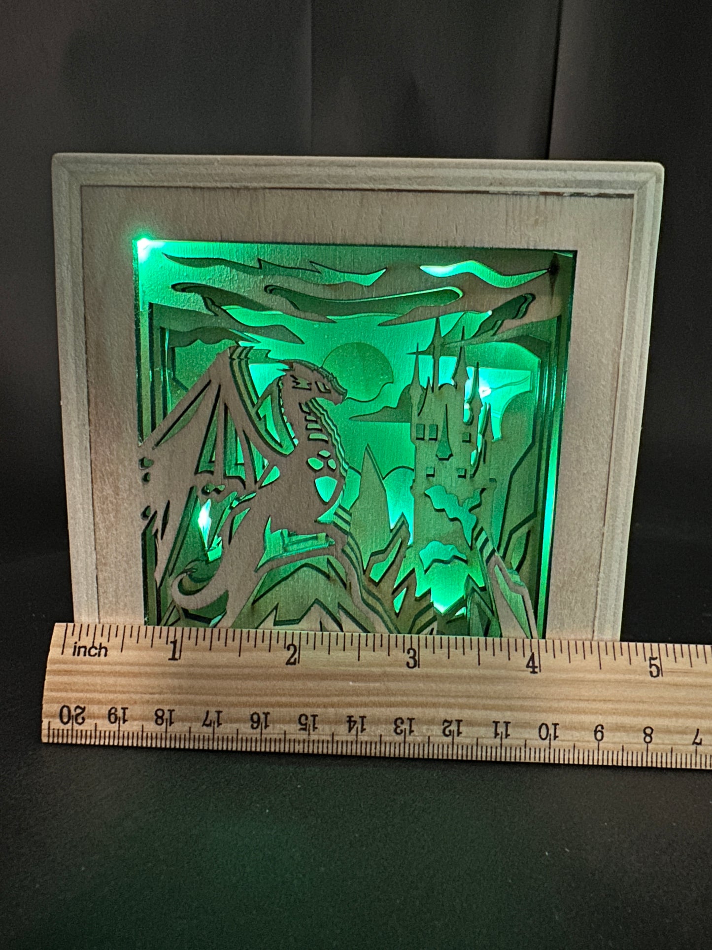 Layered Wooden Light Box
