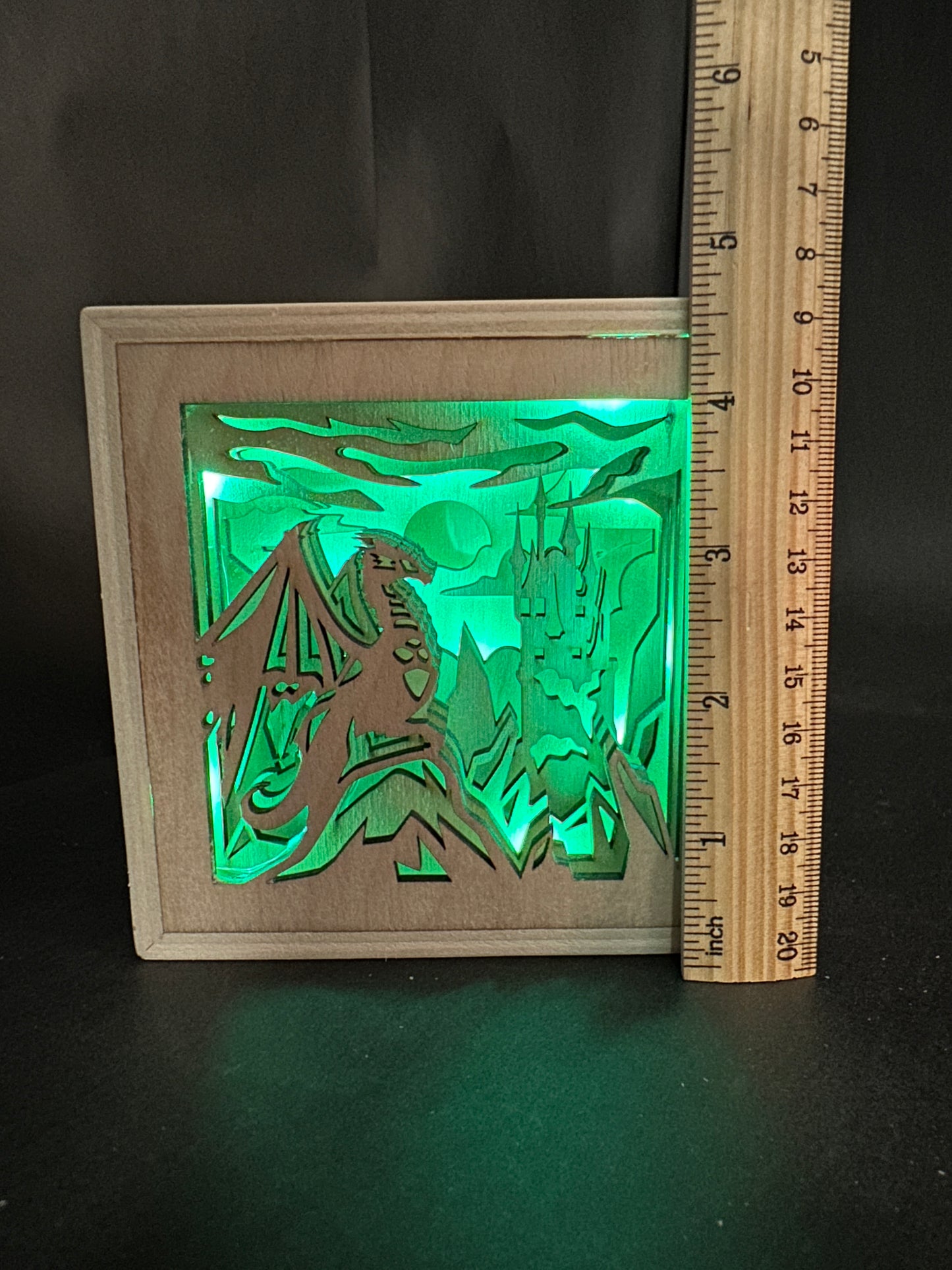 Layered Wooden Light Box