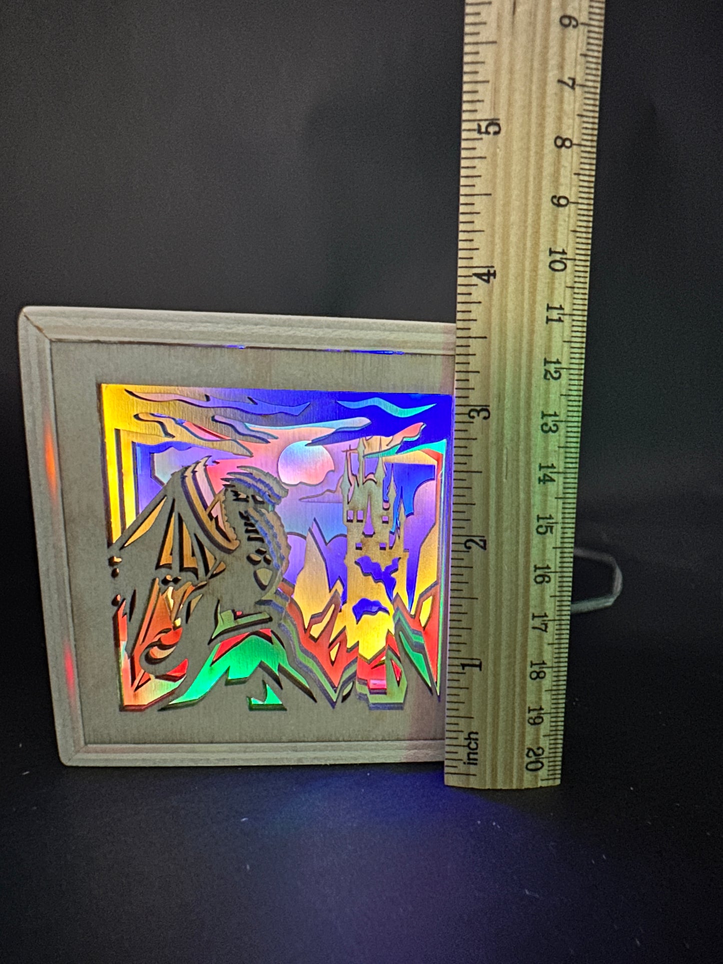 Layered Wooden Light Box