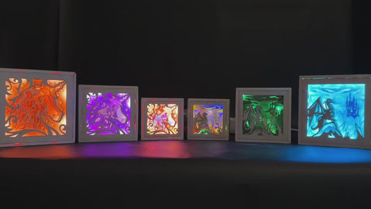 Layered Wooden Light Box